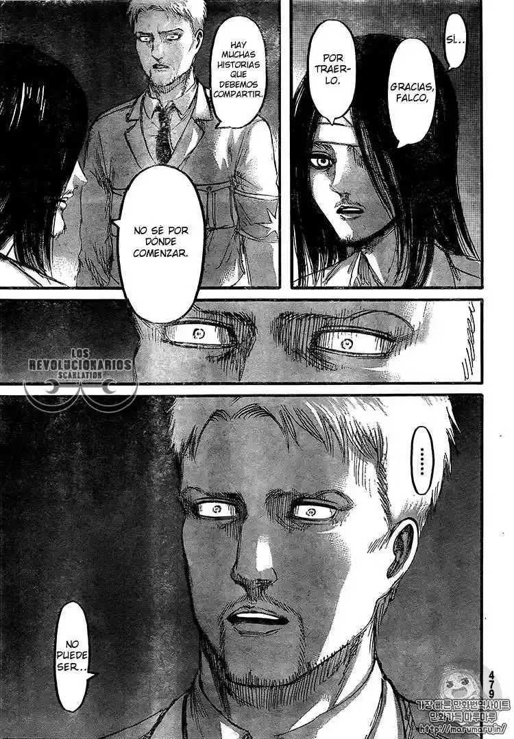 Shingeki no Kyojin Capitulo 99: LA SOMBRA ACECHANTE DE LA CULPA página 6