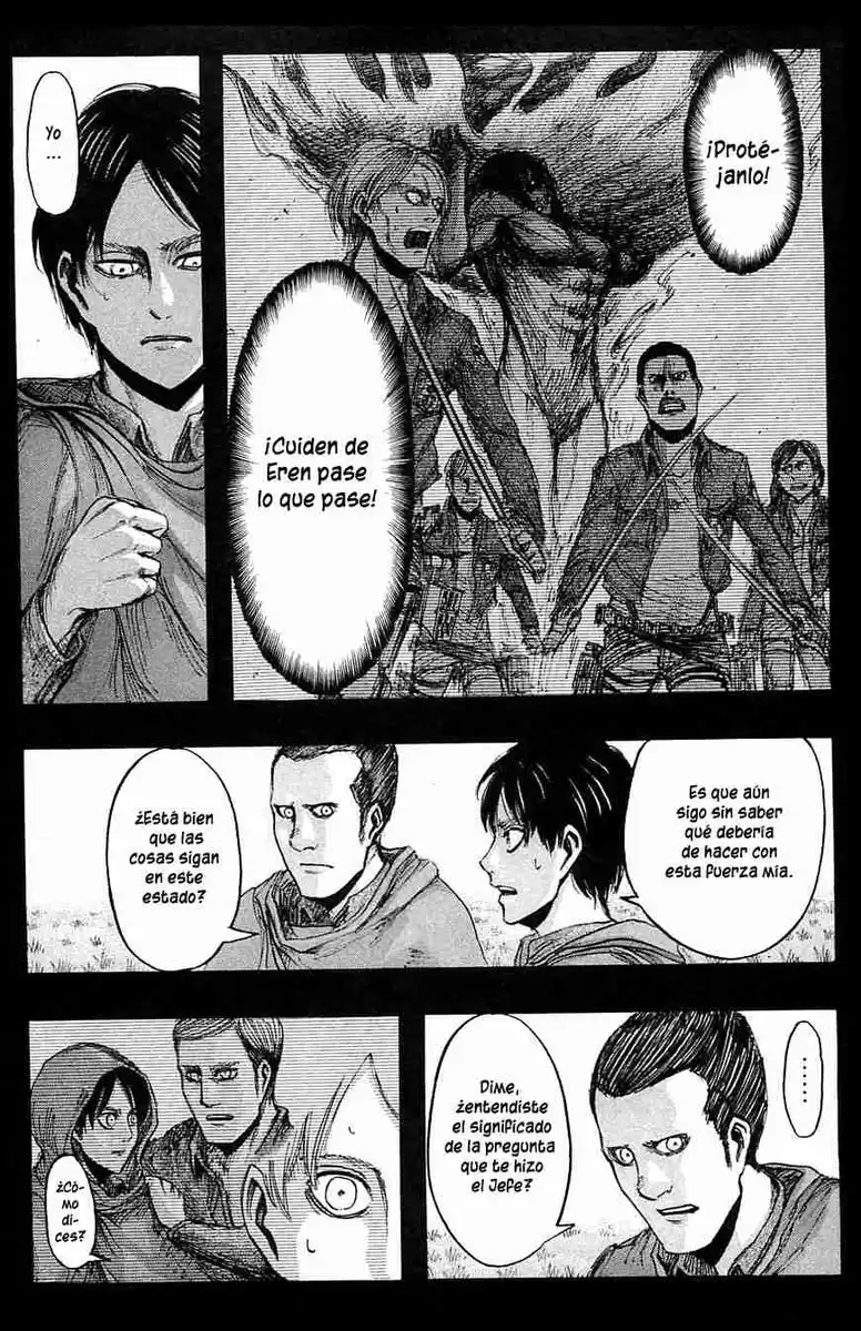 Shingeki no Kyojin Capitulo 22: La formación para detección a larga distancia del enemigo página 3