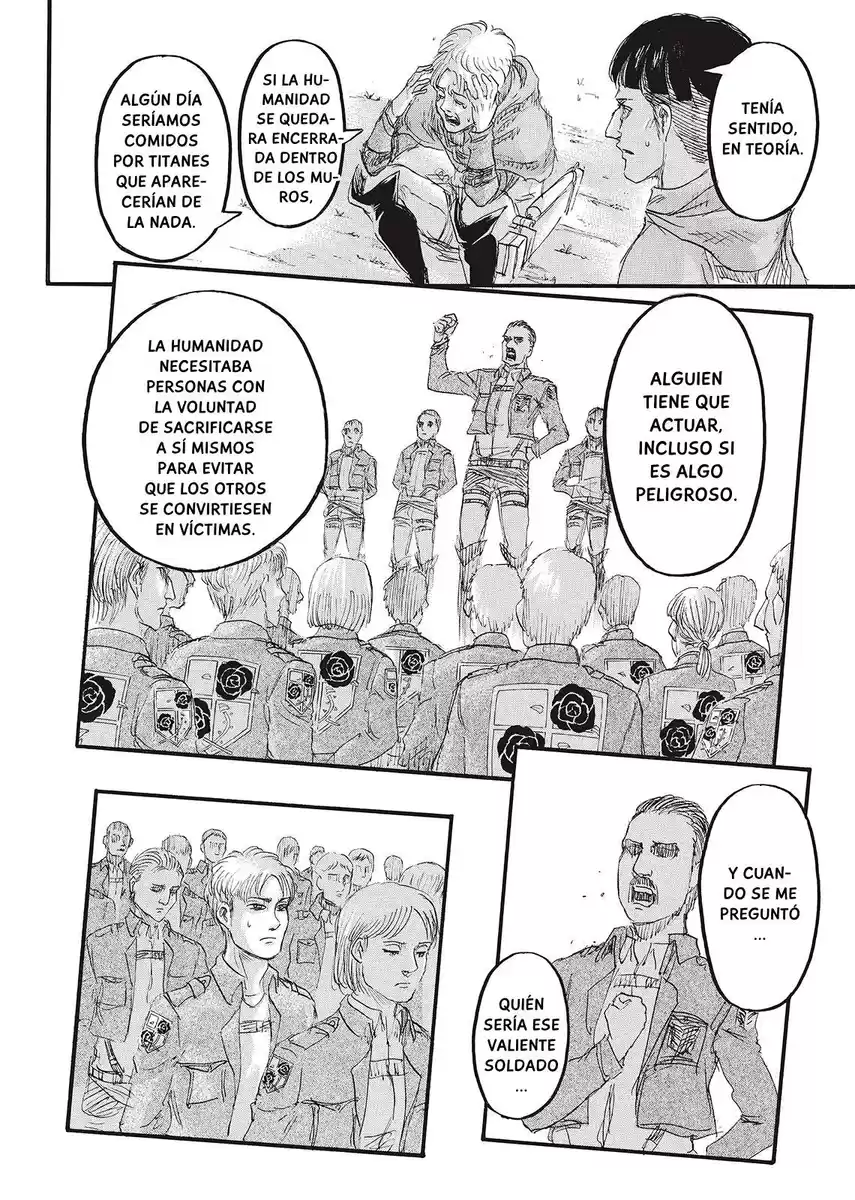 Shingeki no Kyojin Capitulo 80: Los soldados desconocidos página 17