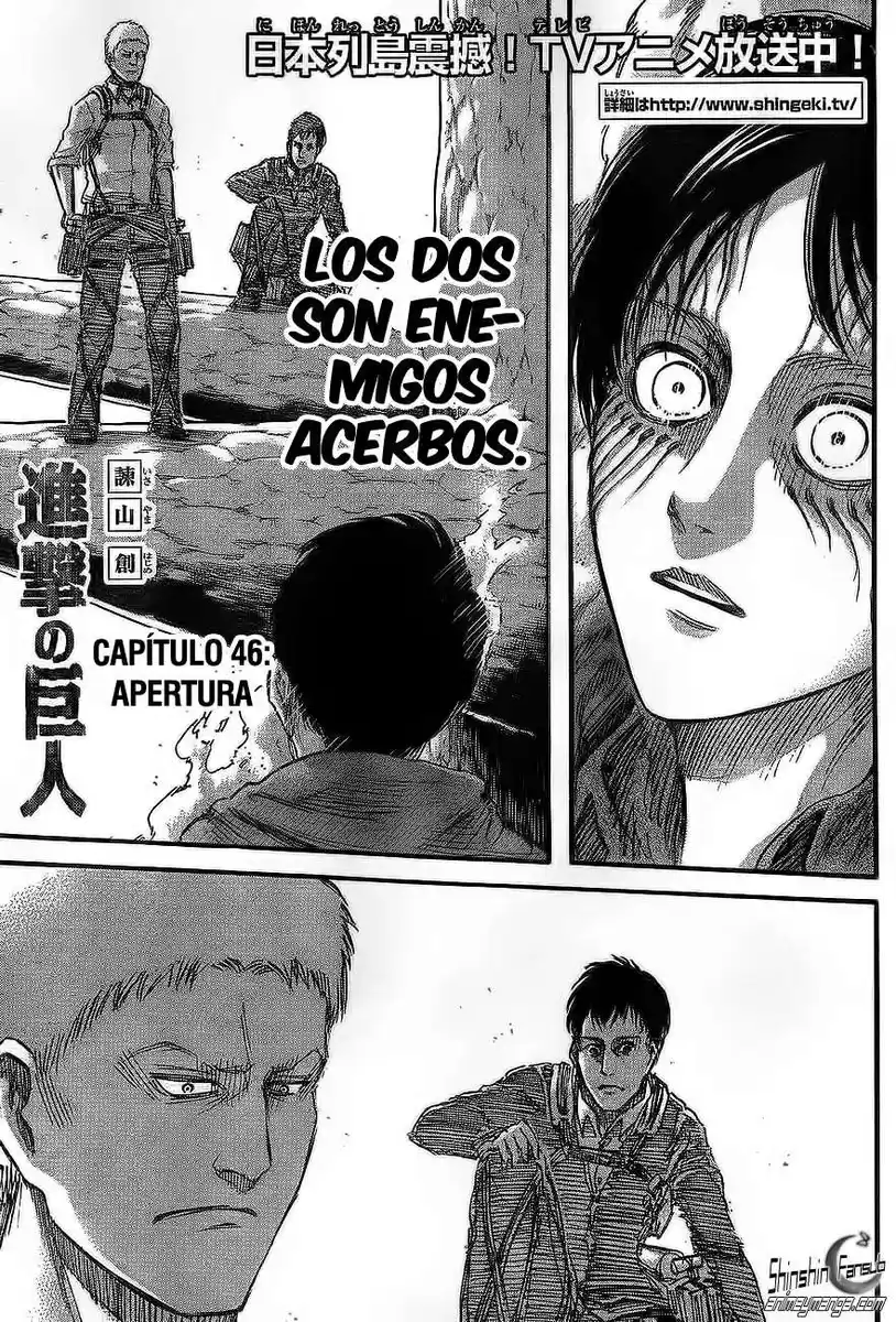 Shingeki no Kyojin Capitulo 46: Apertura página 2