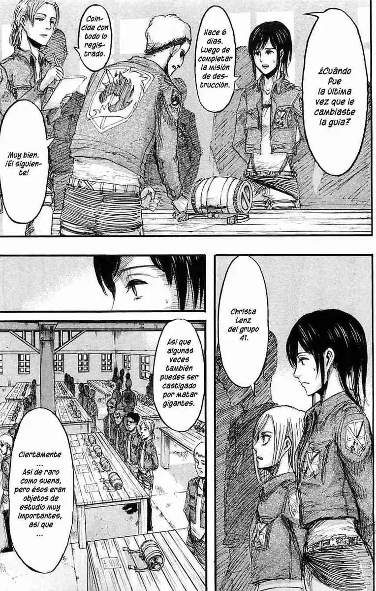 Shingeki no Kyojin Capitulo 21: Abriendo la puerta página 3