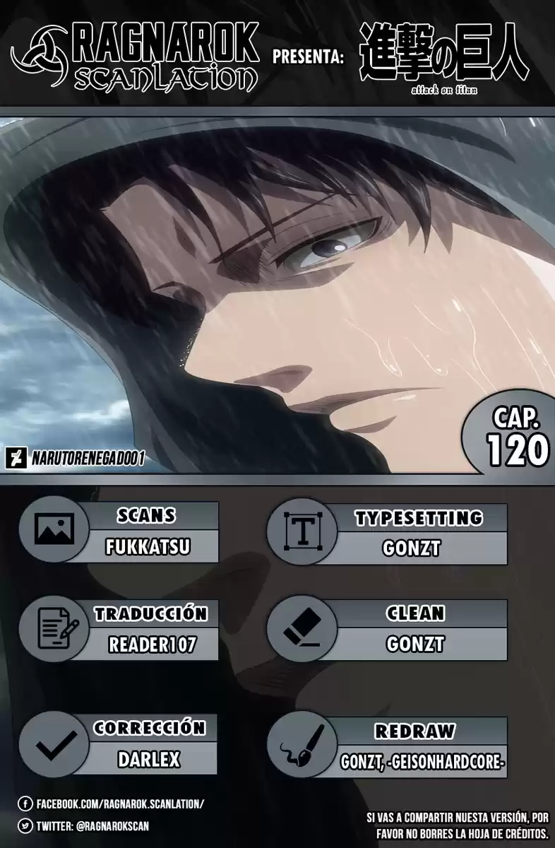 Shingeki no Kyojin Capitulo 120: Un Instante página 1