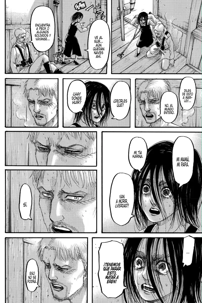 Shingeki no Kyojin Capitulo 124: Deshielo página 9