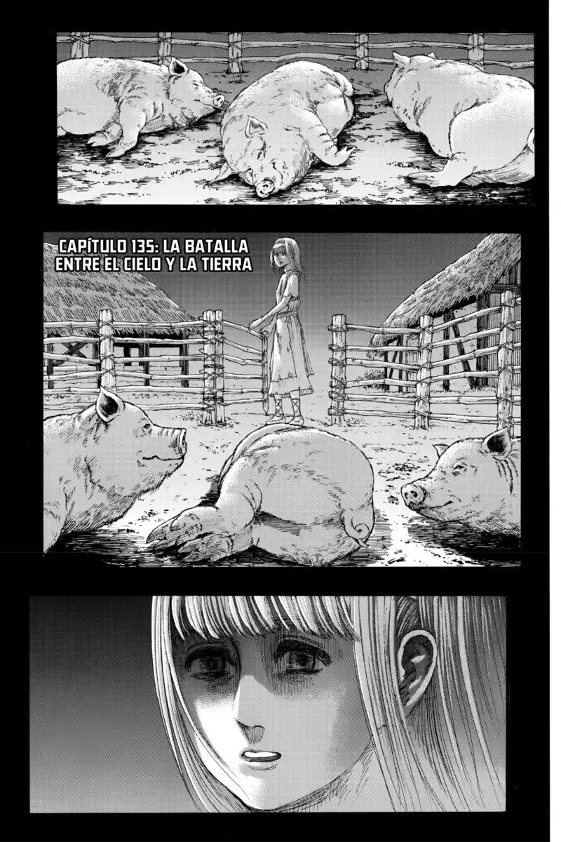 Shingeki no Kyojin Capitulo 135: La batalla entre el cielo y la tierra página 3