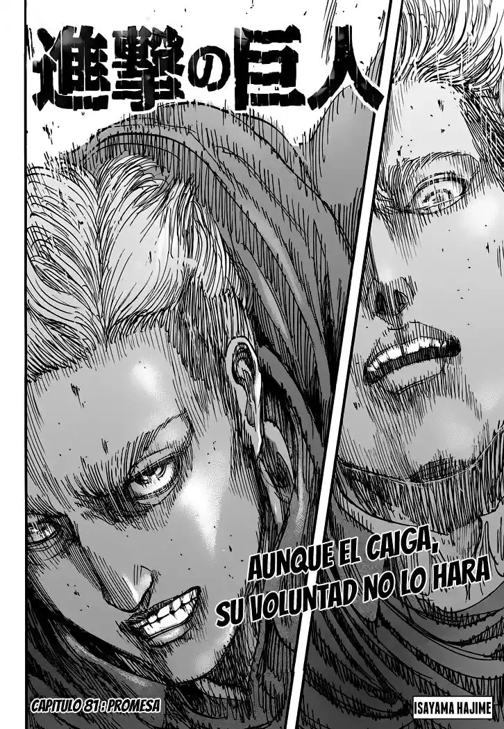 Shingeki no Kyojin Capitulo 81: Promesa página 3