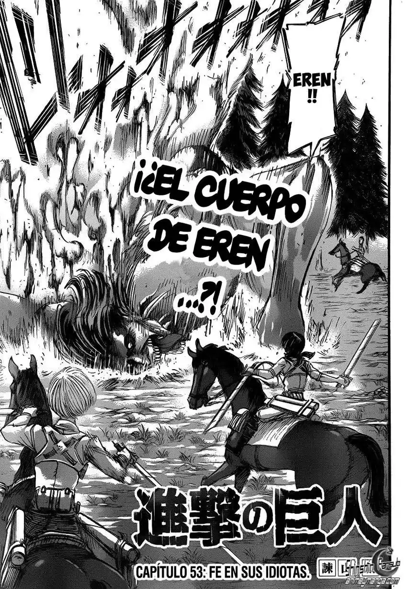 Shingeki no Kyojin Capitulo 53: Señal de humo página 3