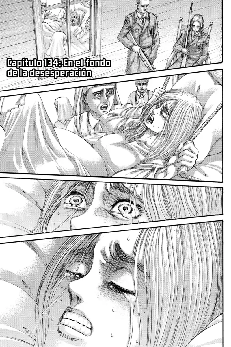 Shingeki no Kyojin Capitulo 134: En el fondo de la desesperación página 4