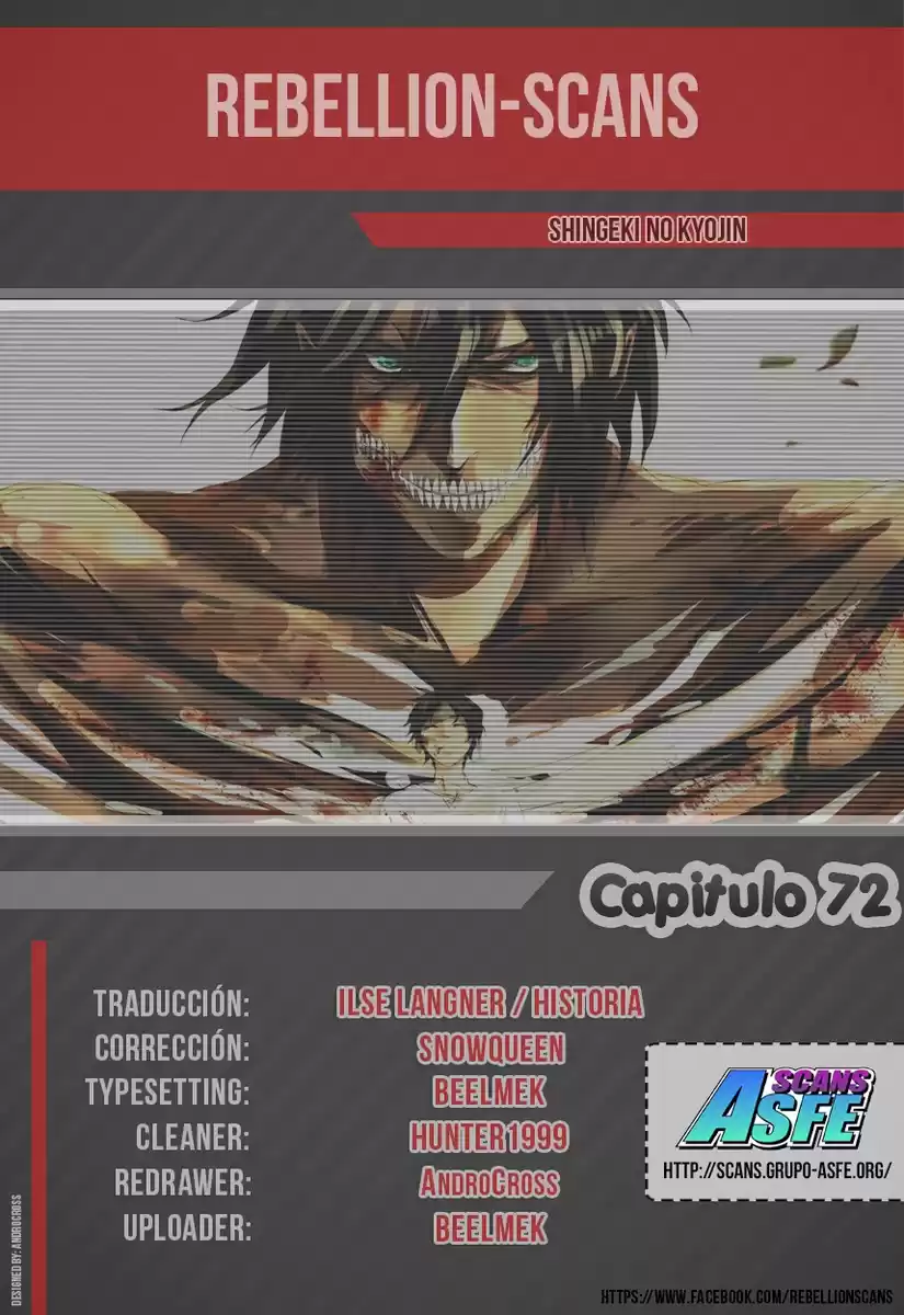 Shingeki no Kyojin Capitulo 72: La noche de la operación página 1