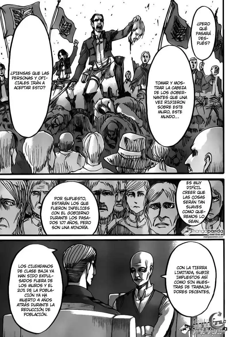 Shingeki no Kyojin Capitulo 55: Dolor página 7