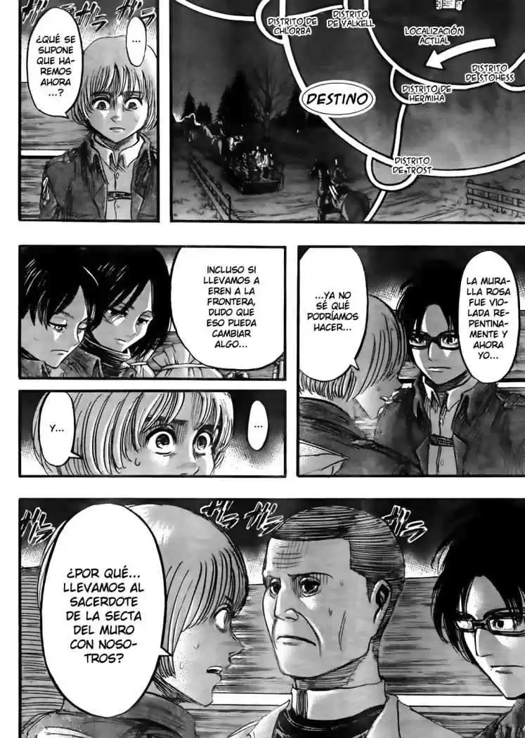 Shingeki no Kyojin Capitulo 37: Hacia el sureste página 2