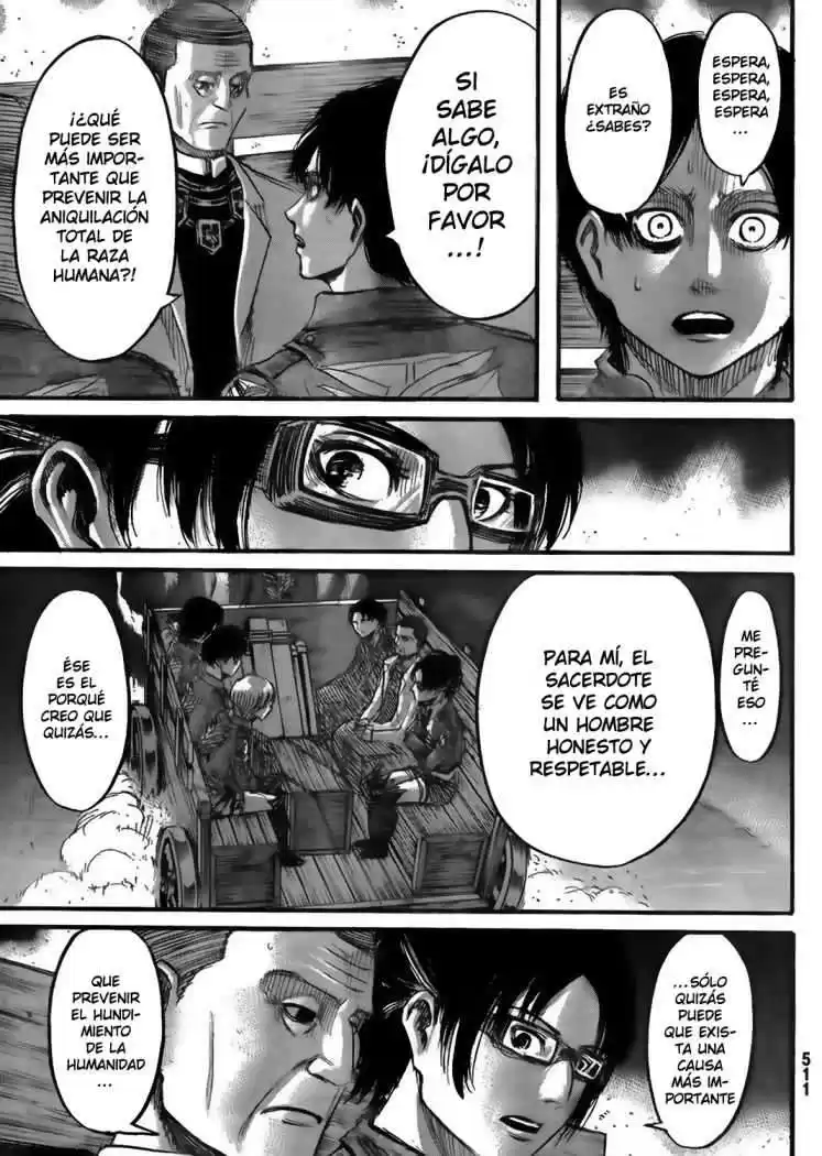 Shingeki no Kyojin Capitulo 37: Hacia el sureste página 5