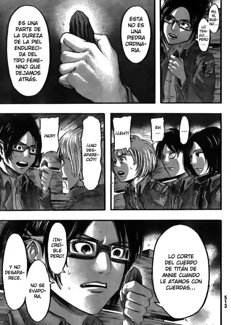 Shingeki no Kyojin Capitulo 37: Hacia el sureste página 7