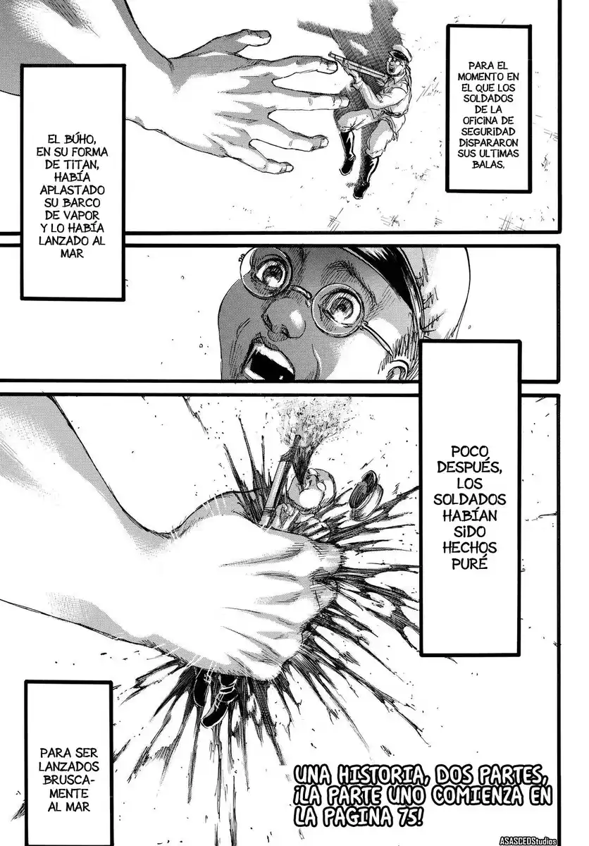 Shingeki no Kyojin Capitulo 88: El Titan Agresor página 2