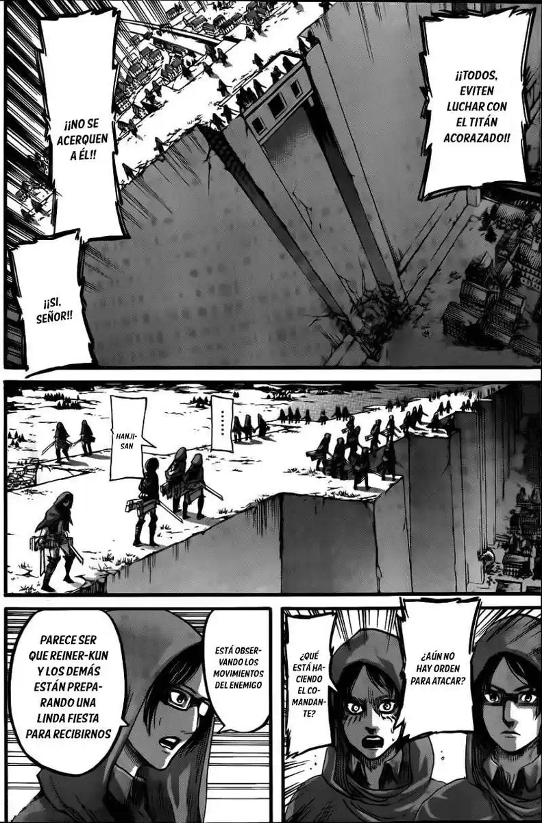 Shingeki no Kyojin Capitulo 75: Dos Tropas de Guerra página 6