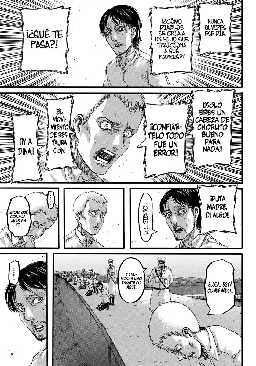 Shingeki no Kyojin Capitulo 87: Frontera página 12