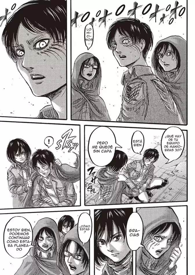 Shingeki no Kyojin Capitulo 74: Objetivos de misión página 7