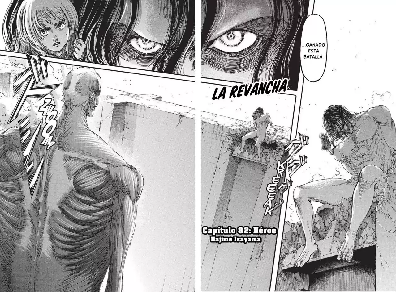 Shingeki no Kyojin Capitulo 82: Héroe página 3