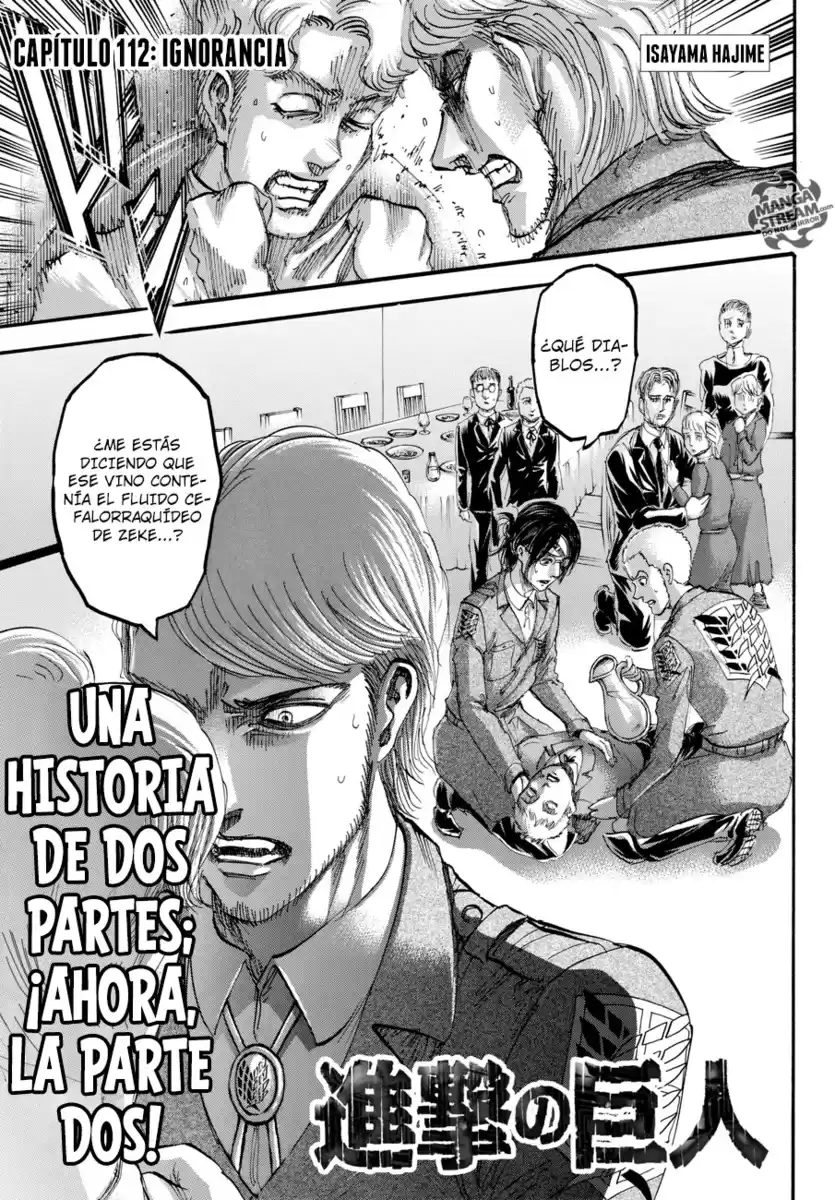 Shingeki no Kyojin Capitulo 112: Ignorancia página 3