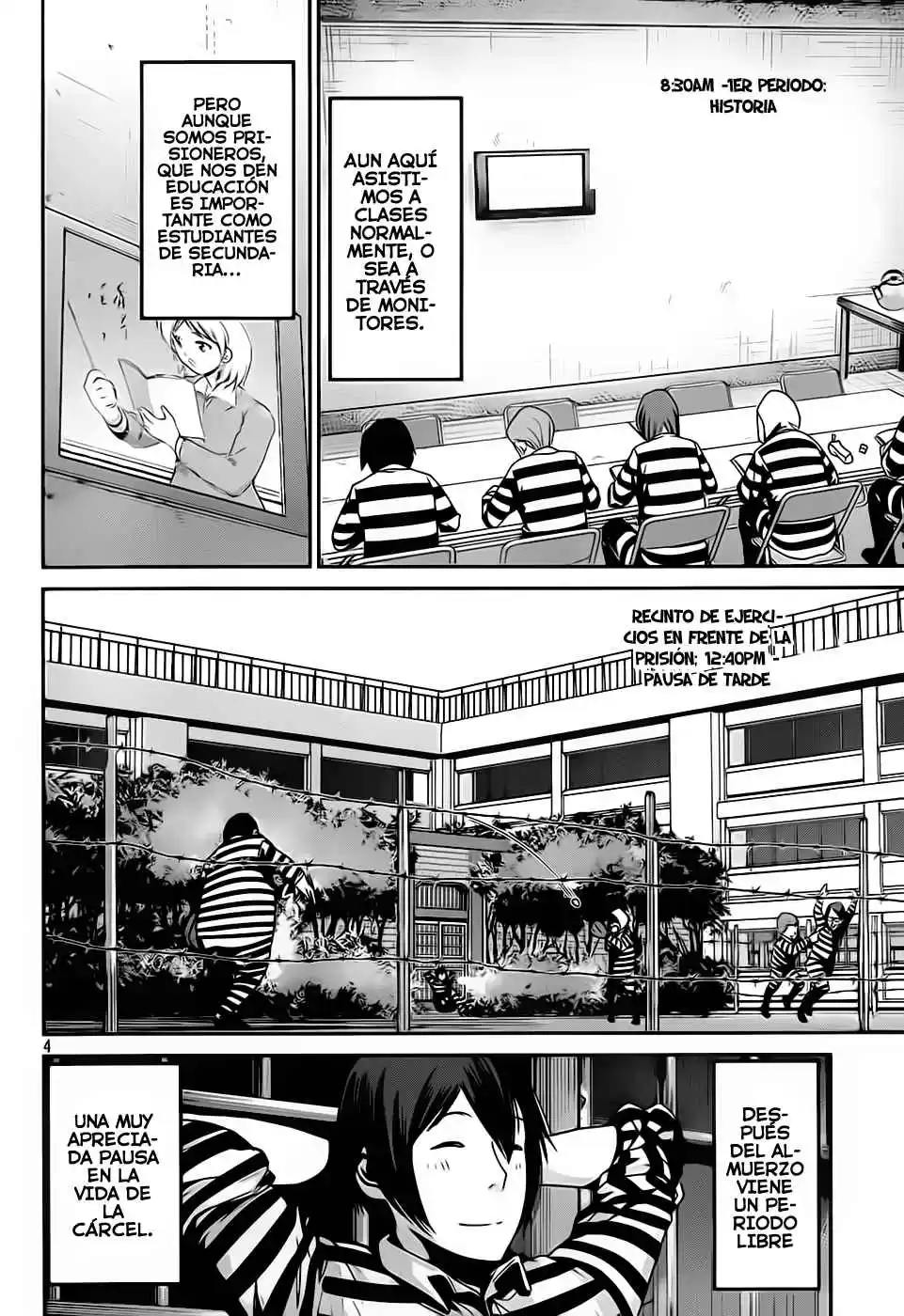 Prison School Capitulo 8: Dentro de Prisión página 4