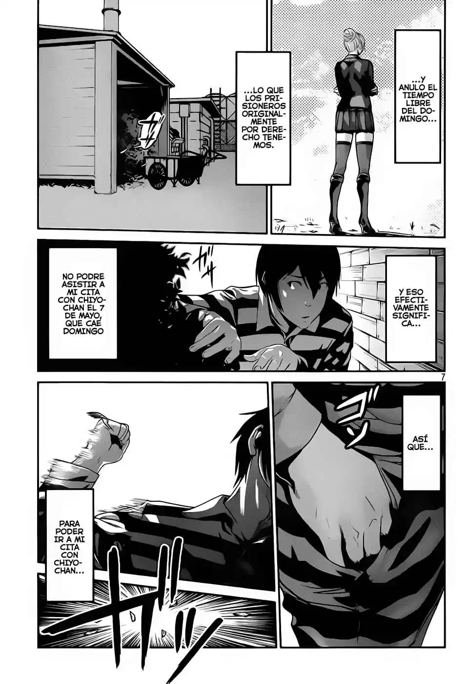 Prison School Capitulo 8: Dentro de Prisión página 7