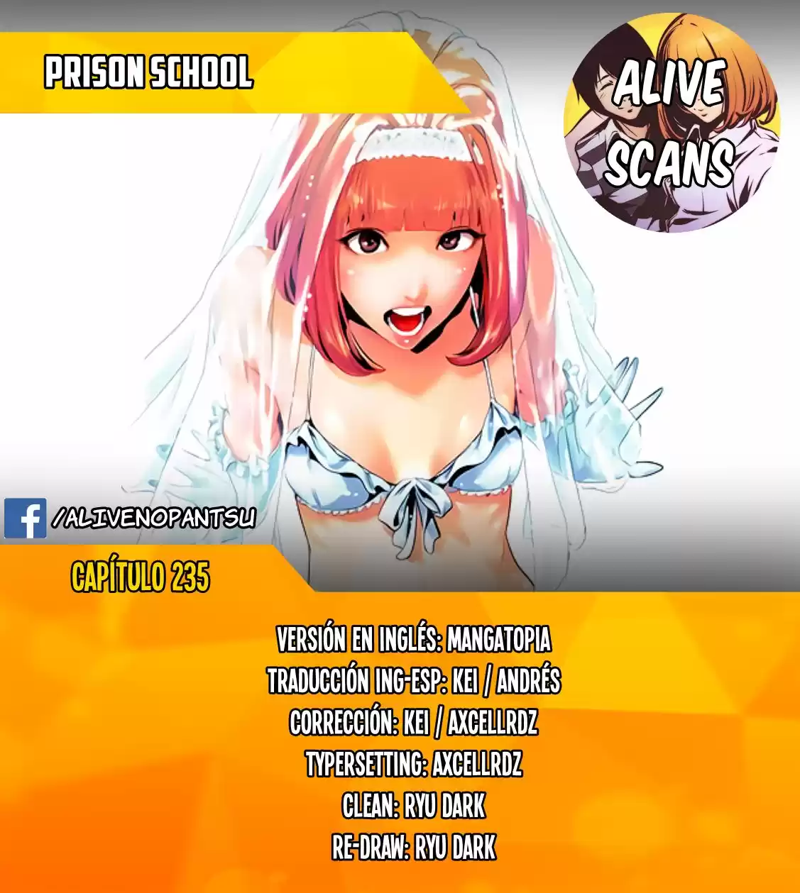 Prison School Capitulo 235: Invisible página 1