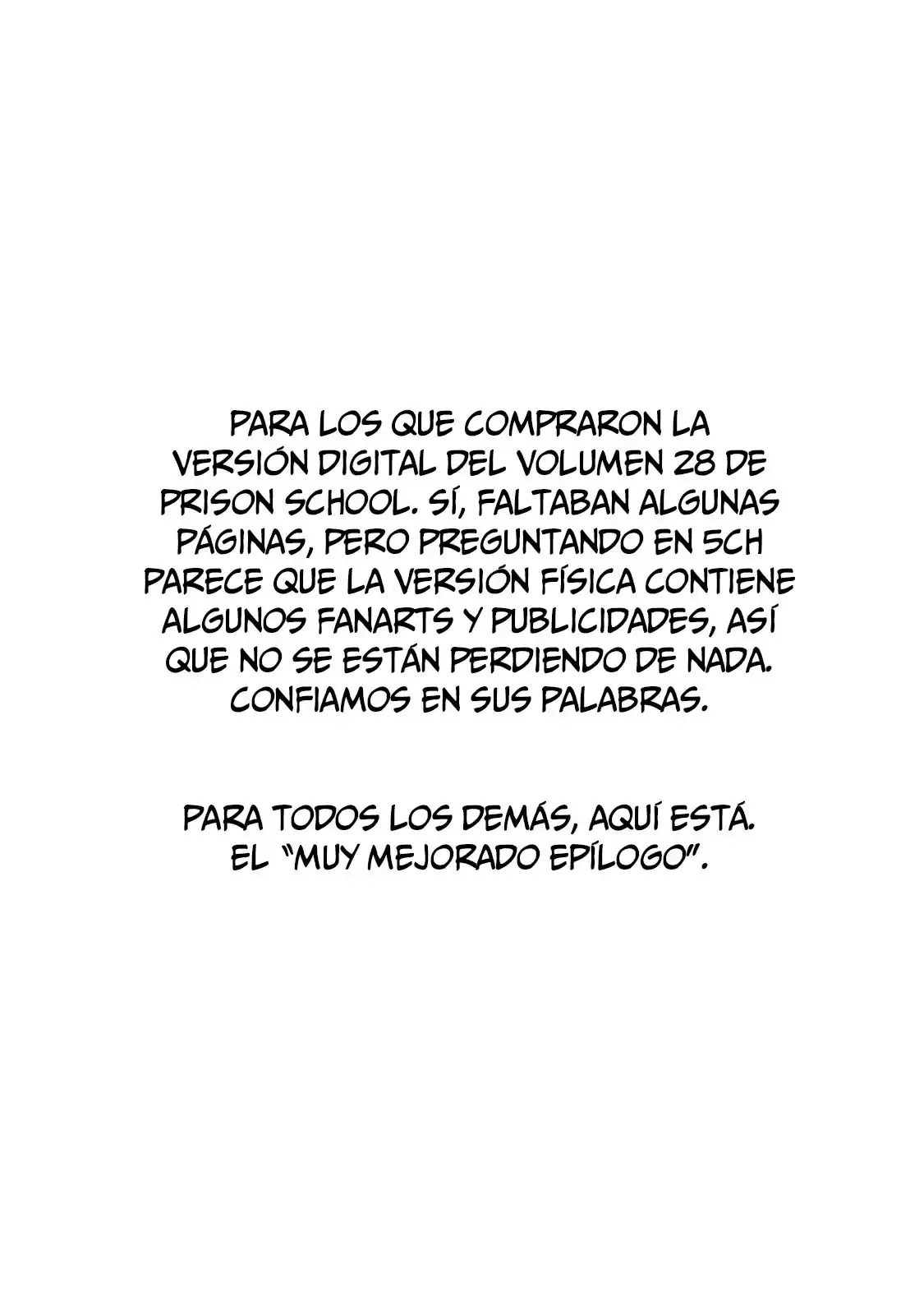 Prison School Capitulo 277.5: Fin del juego página 3