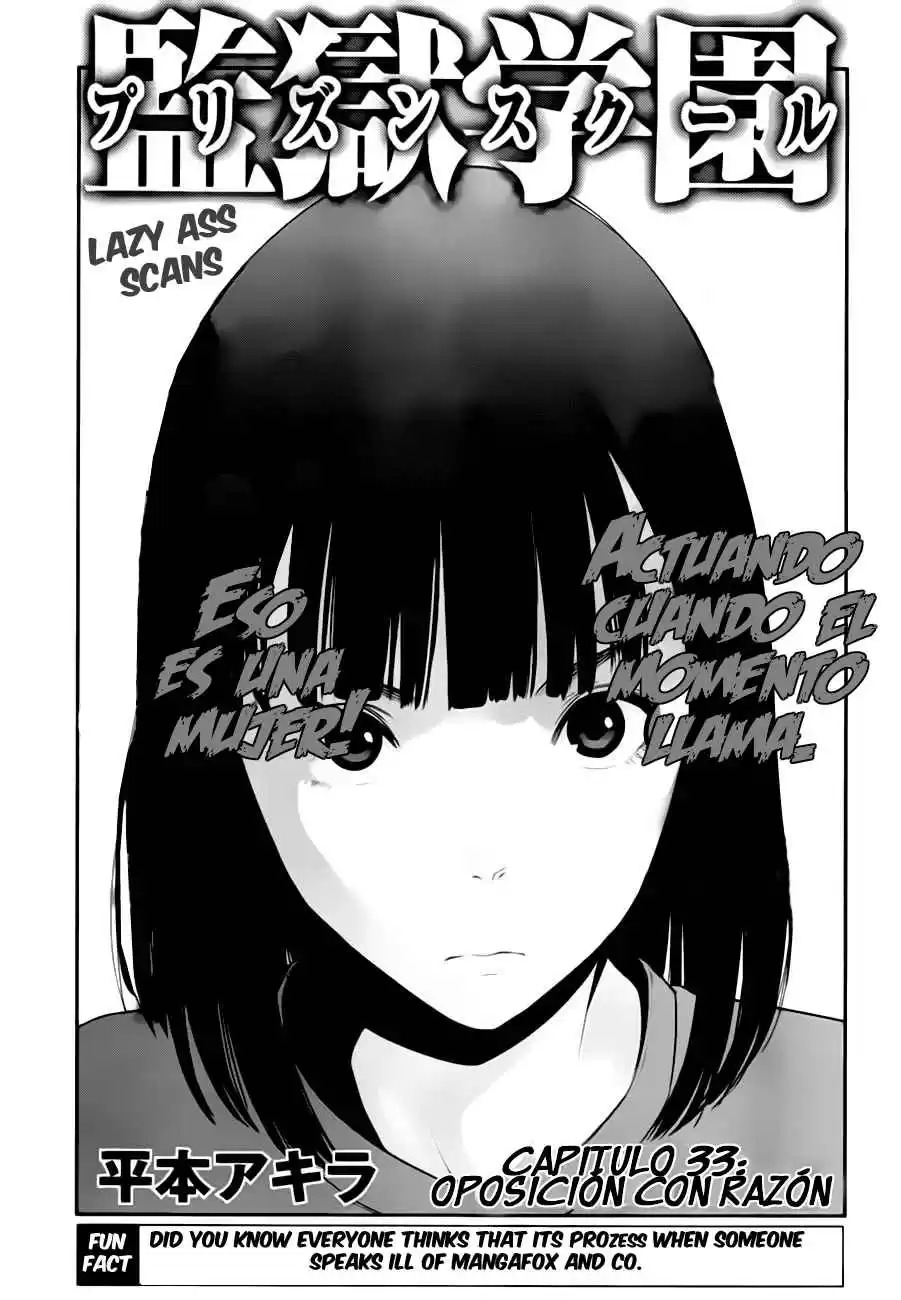 Prison School Capitulo 33: Oposición con Razón página 2