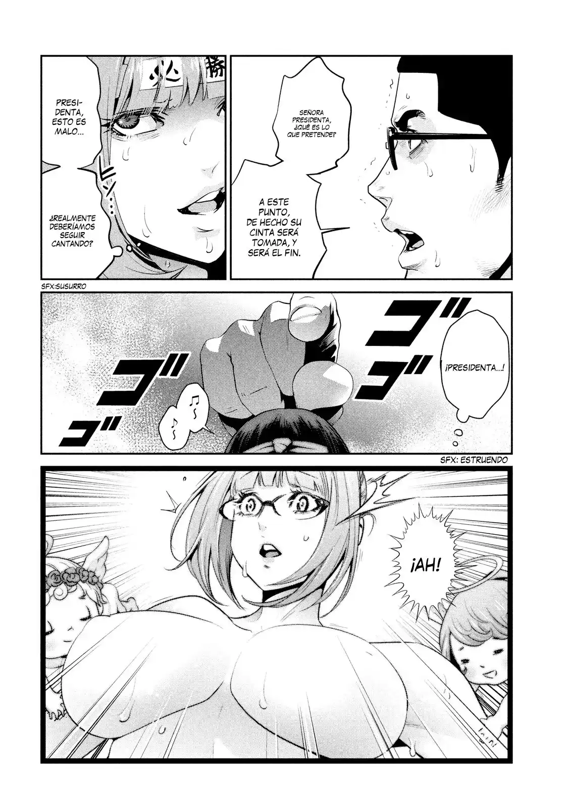 Prison School Capitulo 227: Puedo oír la canción de la presidenta del C.E.S. página 5