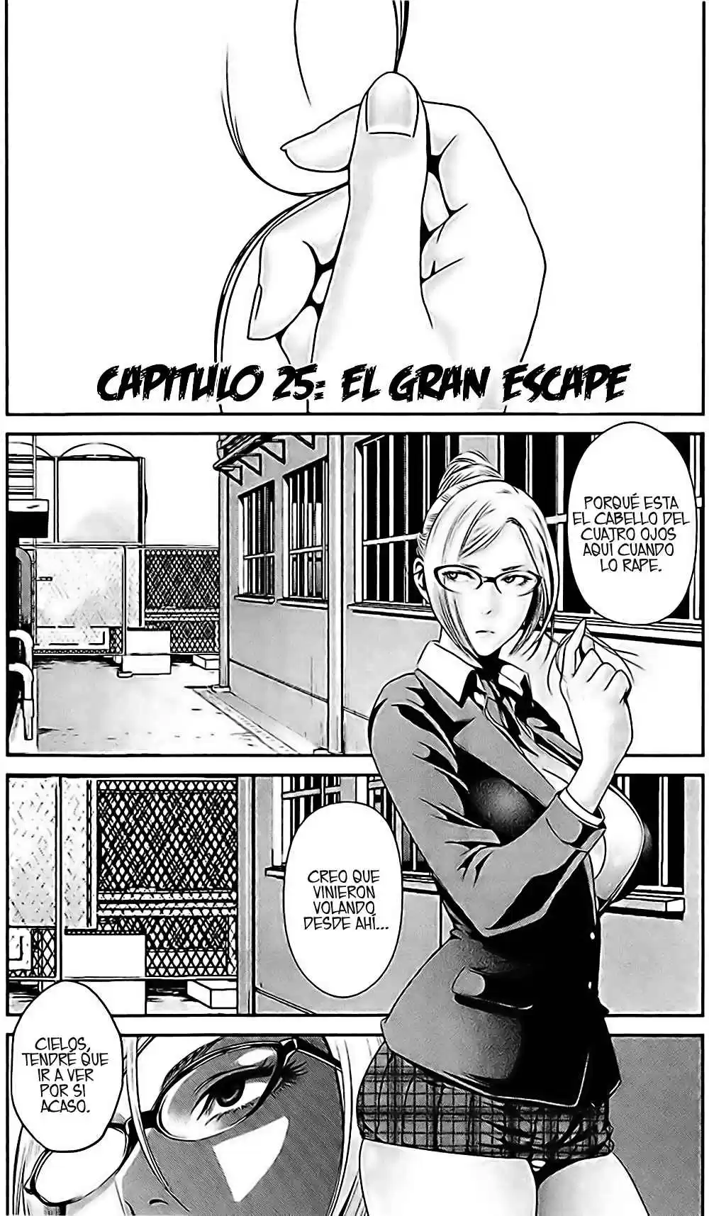 Prison School Capitulo 25: El Gran Escape página 2