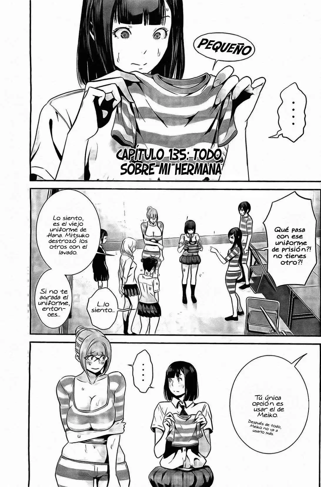 Prison School Capitulo 135: Todo Sobre mi Hermana página 2