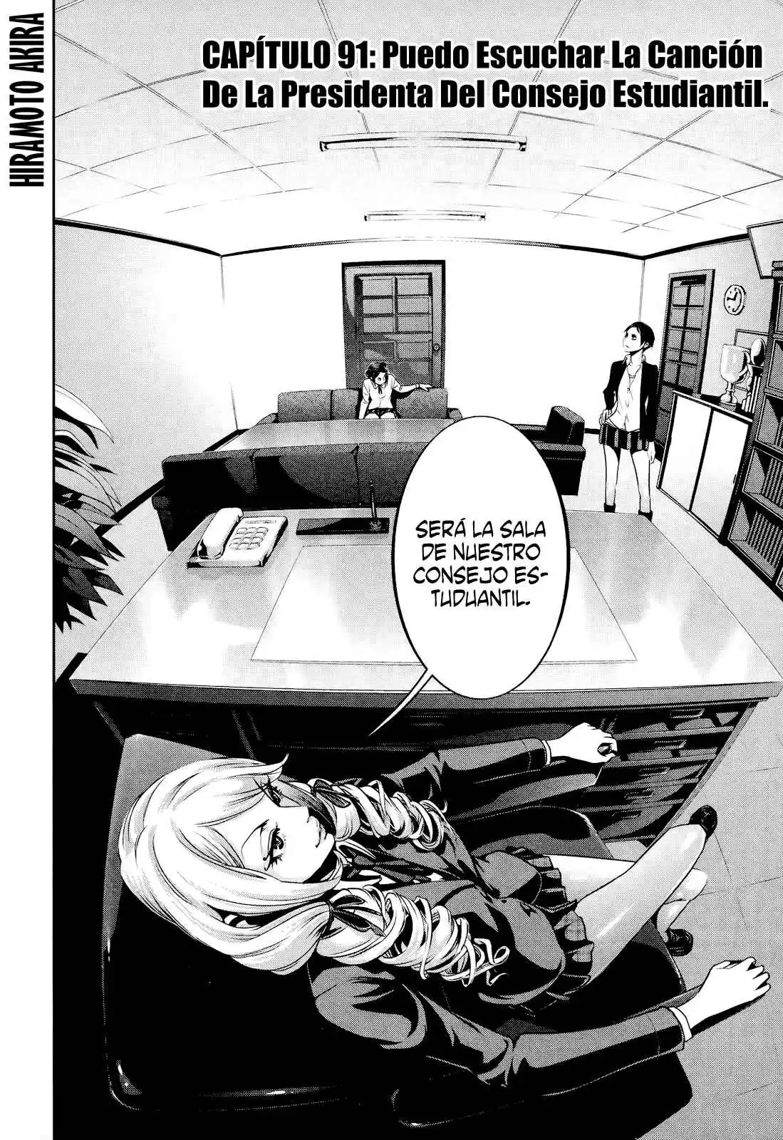 Prison School Capitulo 91: Puedo Escuchar la Canción de la Presidenta página 3