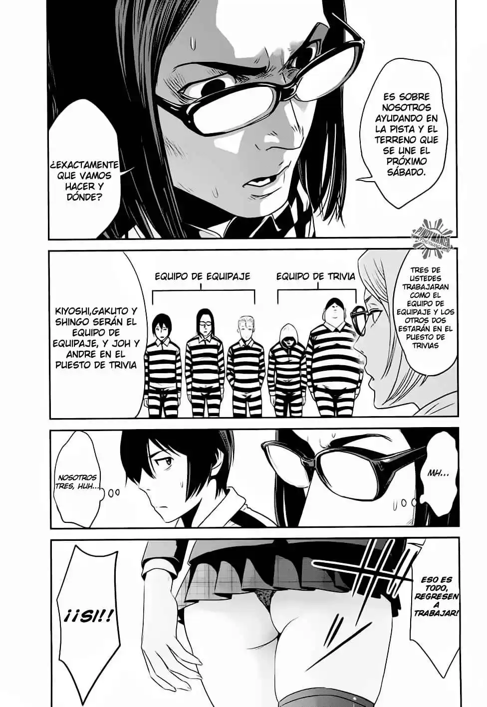 Prison School Capitulo 15: Secreto en la Prisión página 4