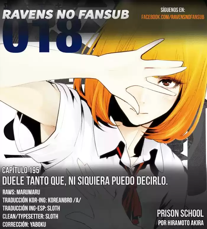 Prison School Capitulo 195: Duele tanto que, ni siquiera puedo decirlo. página 1