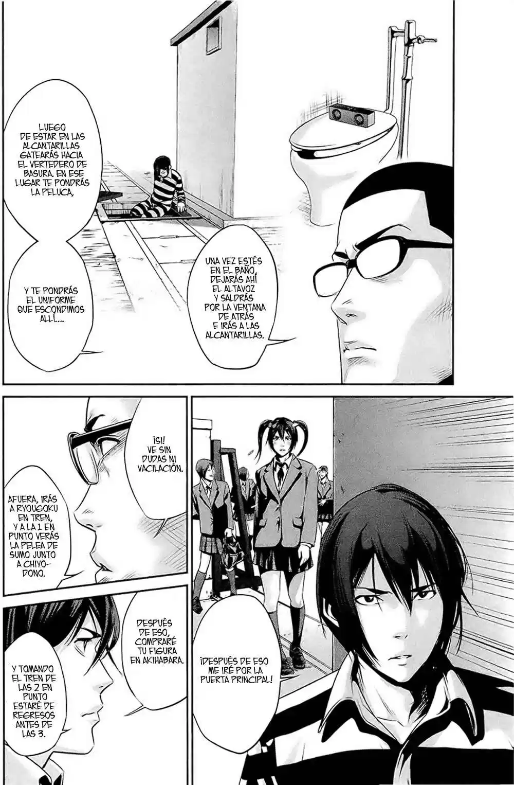 Prison School Capitulo 24: Expreso de Media Noche página 9