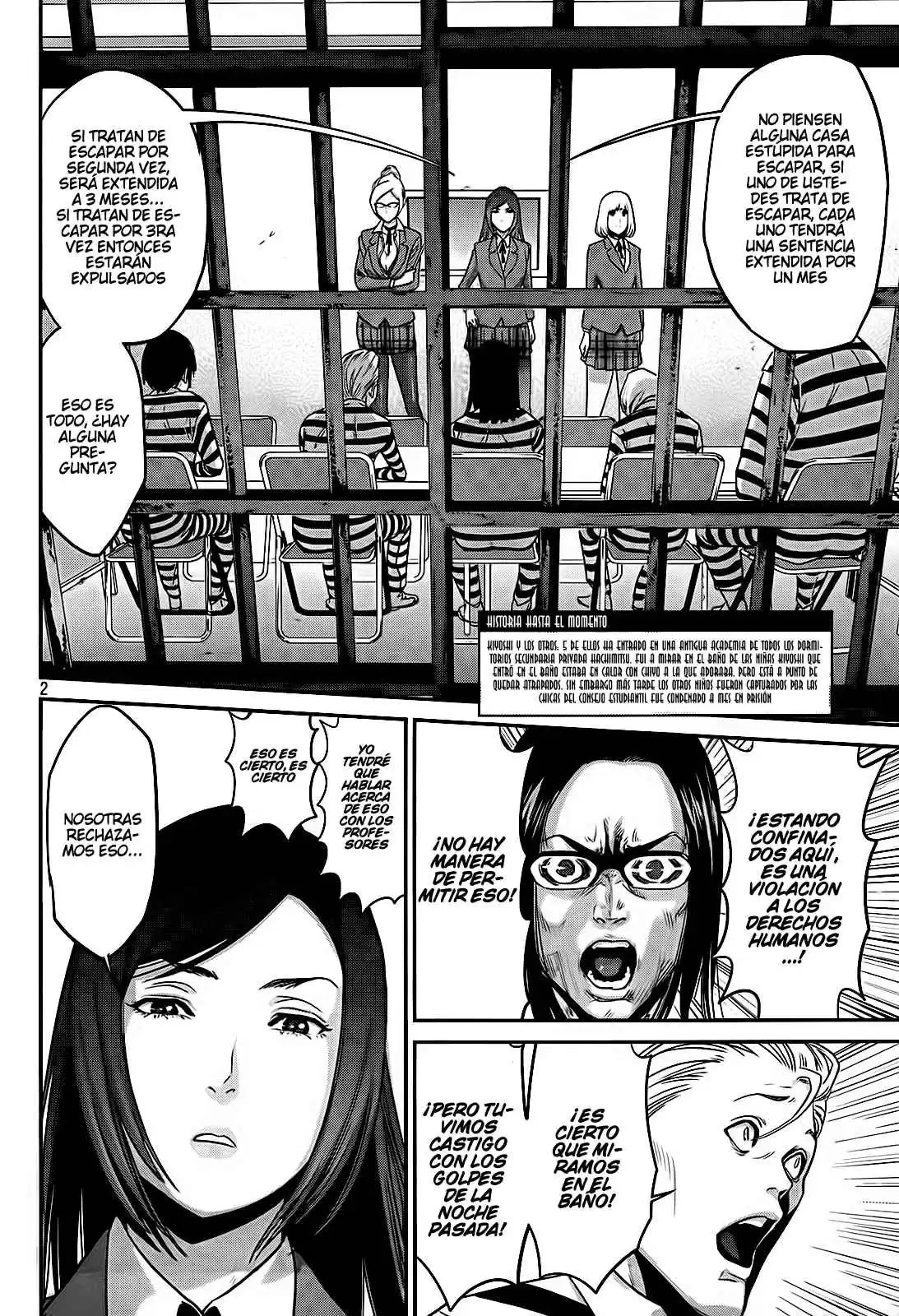 Prison School Capitulo 4: Se Adhieren a la Barricada página 2