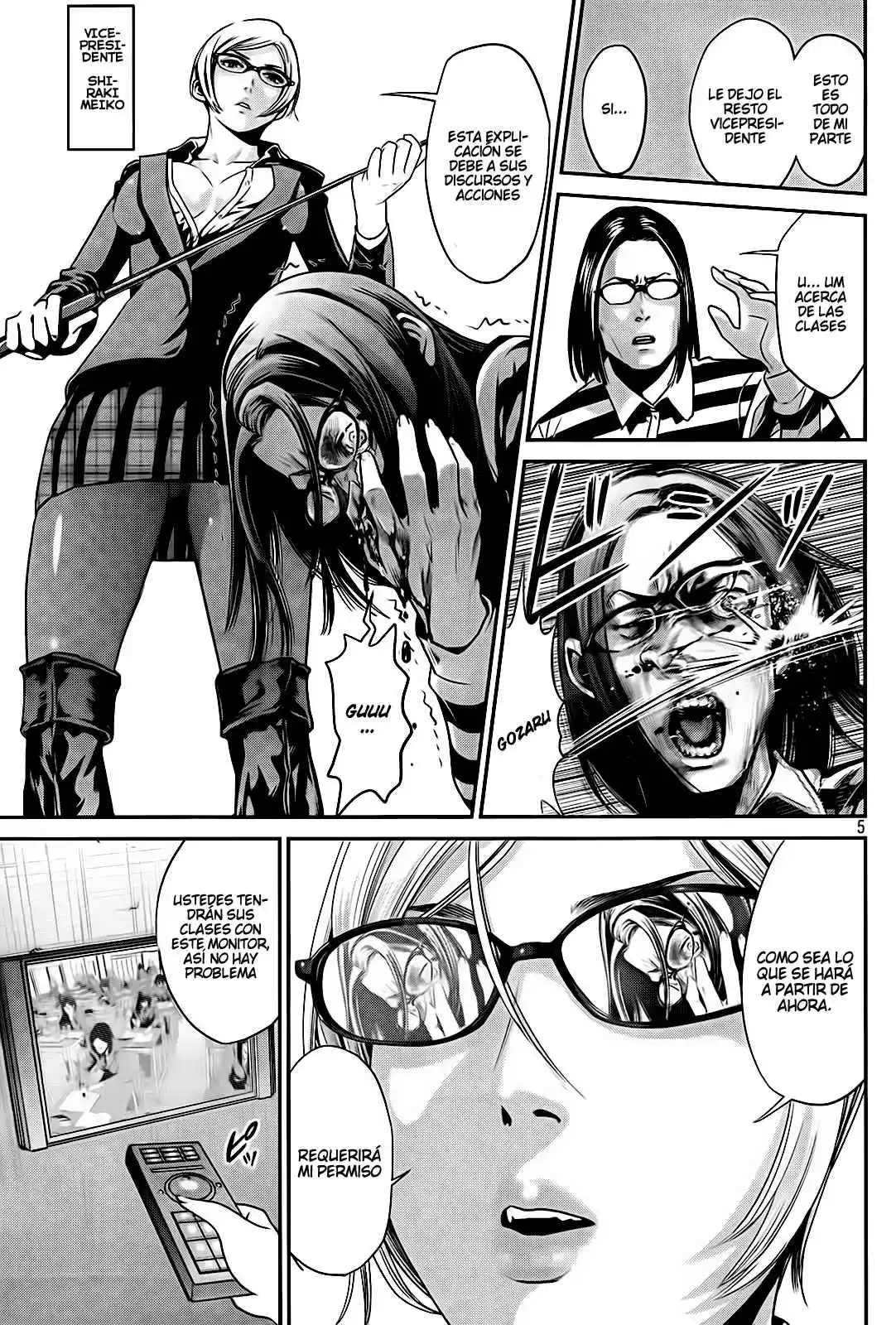 Prison School Capitulo 4: Se Adhieren a la Barricada página 5