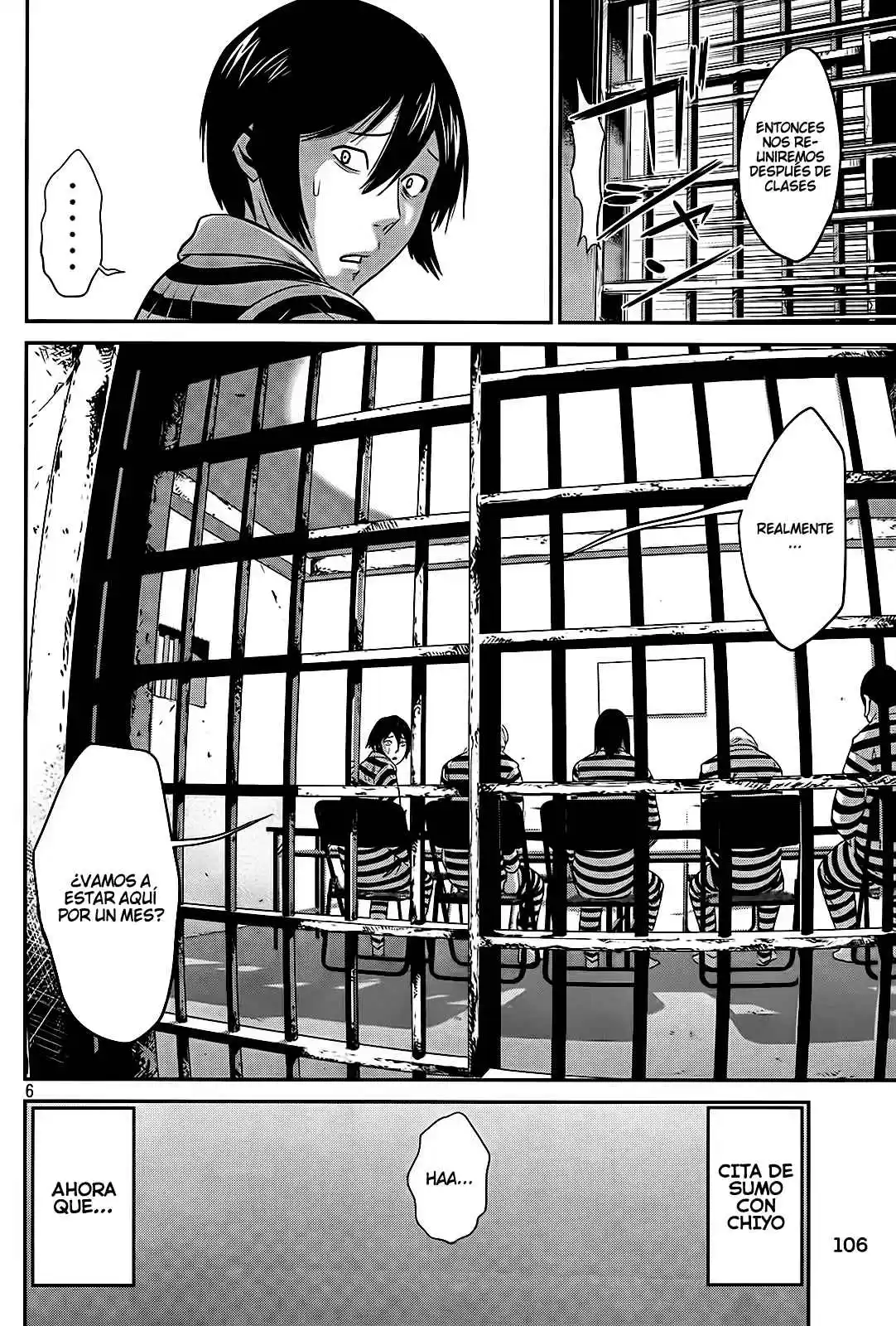 Prison School Capitulo 4: Se Adhieren a la Barricada página 6