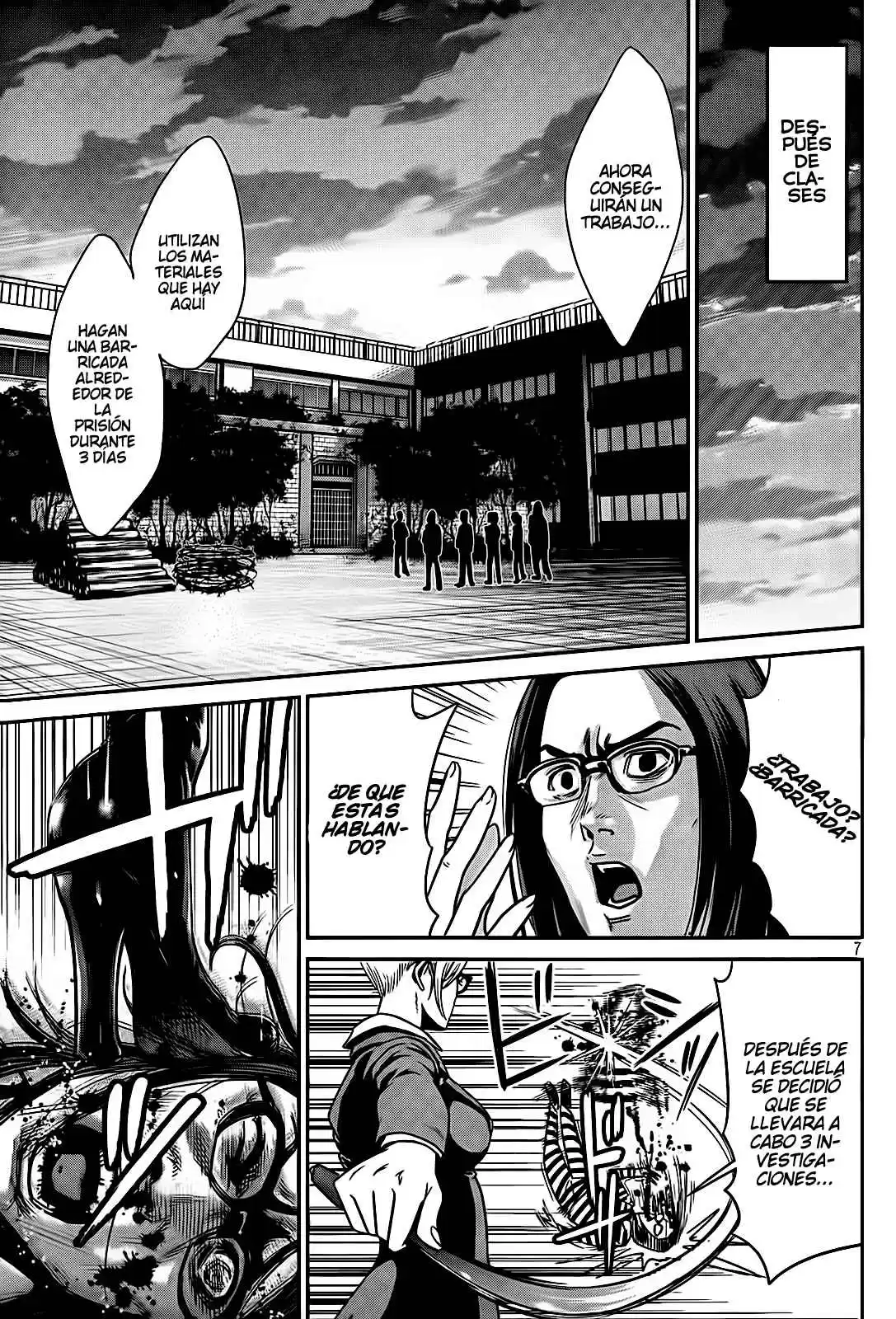 Prison School Capitulo 4: Se Adhieren a la Barricada página 7