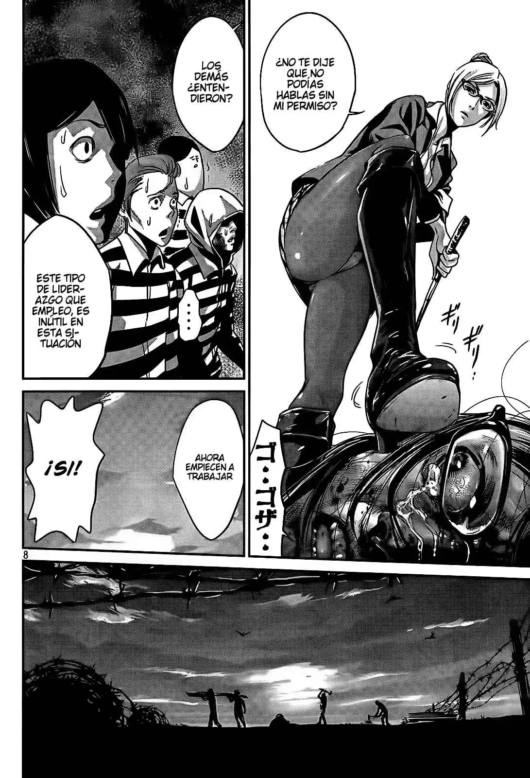 Prison School Capitulo 4: Se Adhieren a la Barricada página 8