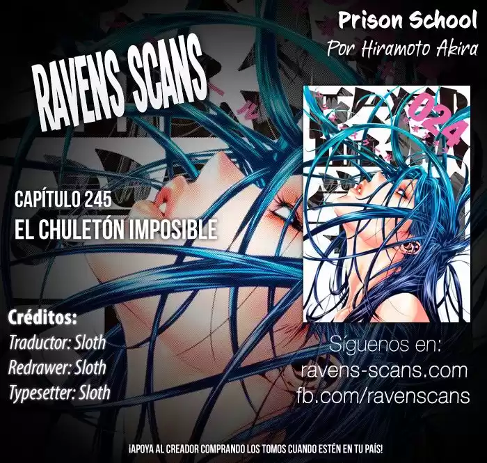 Prison School Capitulo 245: El chuletón imposible página 1