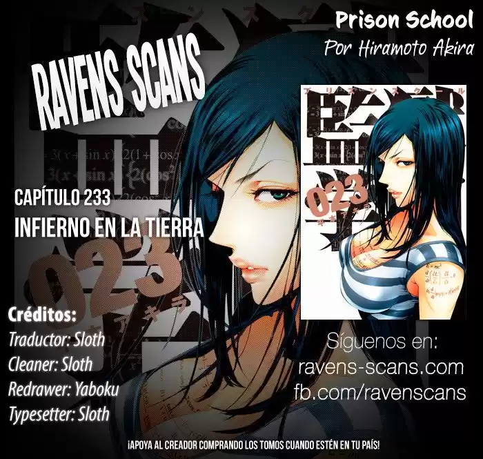 Prison School Capitulo 233: Infierno en la tierra página 1