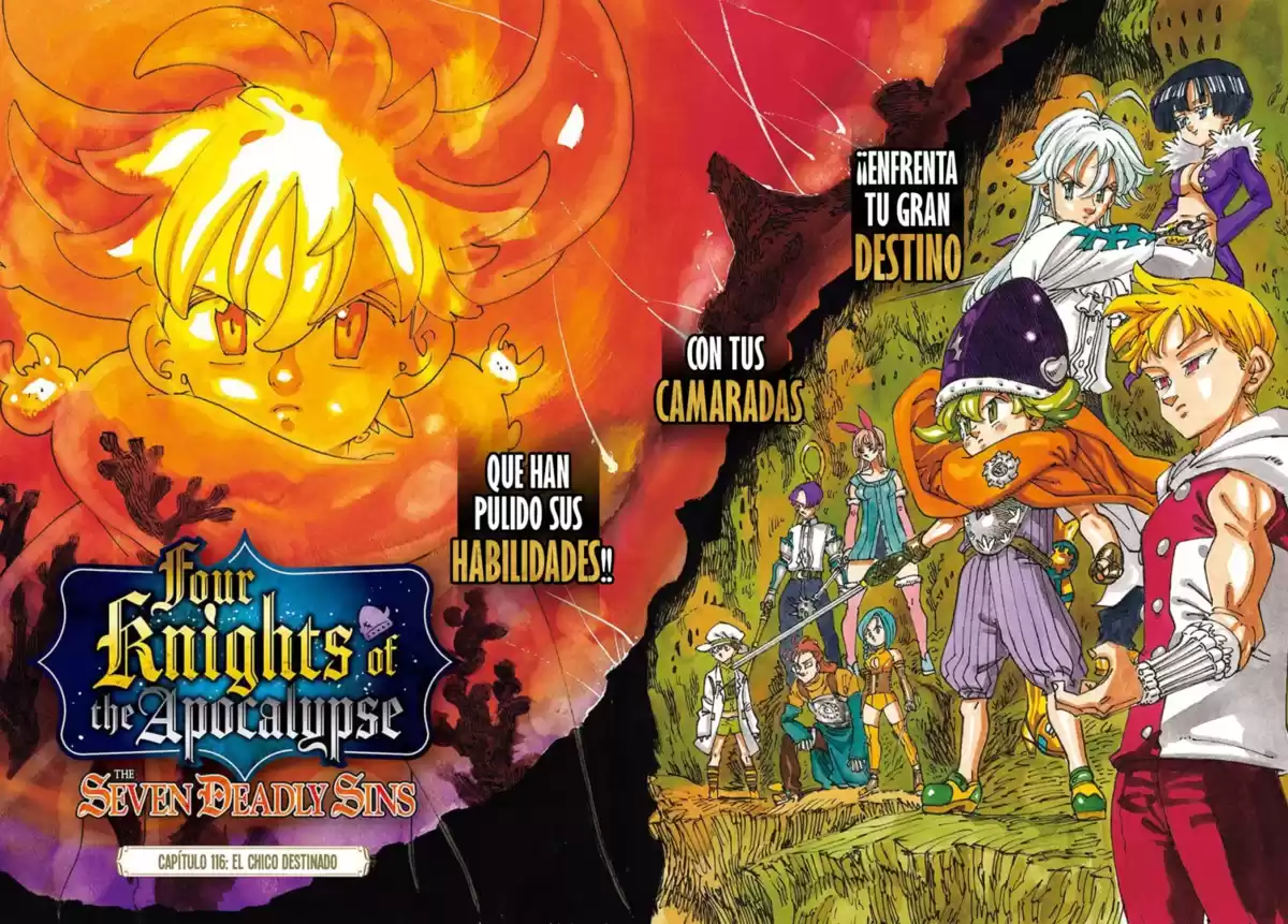 Mokushiroku no Yonkishi Capitulo 116: El Chico del Destino página 3