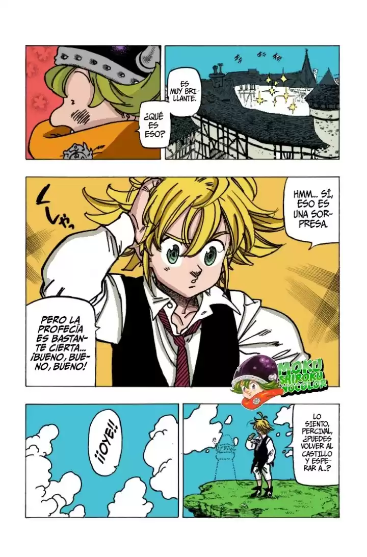 Mokushiroku no Yonkishi Capitulo 53.5: Triple problema (FAN-COLOR) página 6