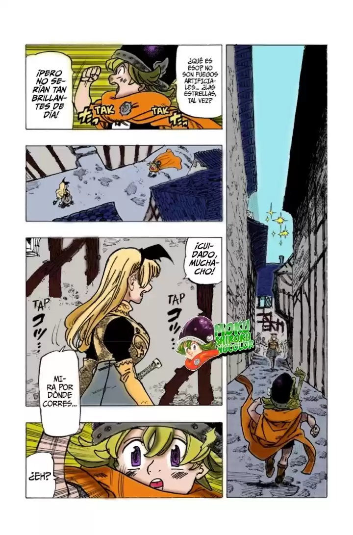 Mokushiroku no Yonkishi Capitulo 53.5: Triple problema (FAN-COLOR) página 7