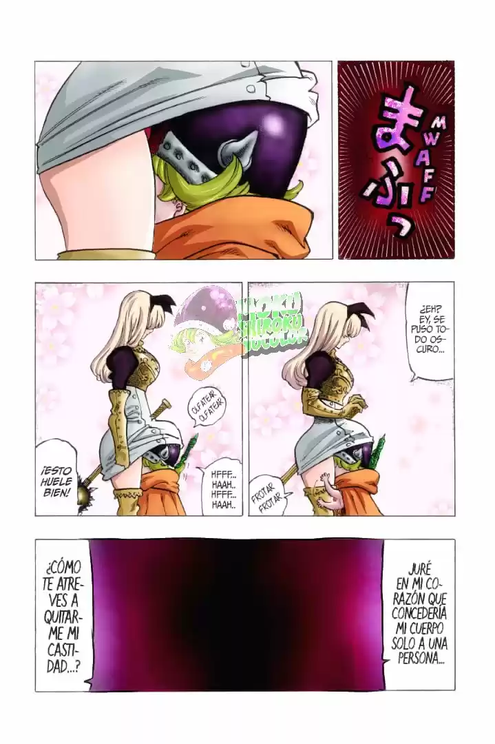 Mokushiroku no Yonkishi Capitulo 53.5: Triple problema (FAN-COLOR) página 8