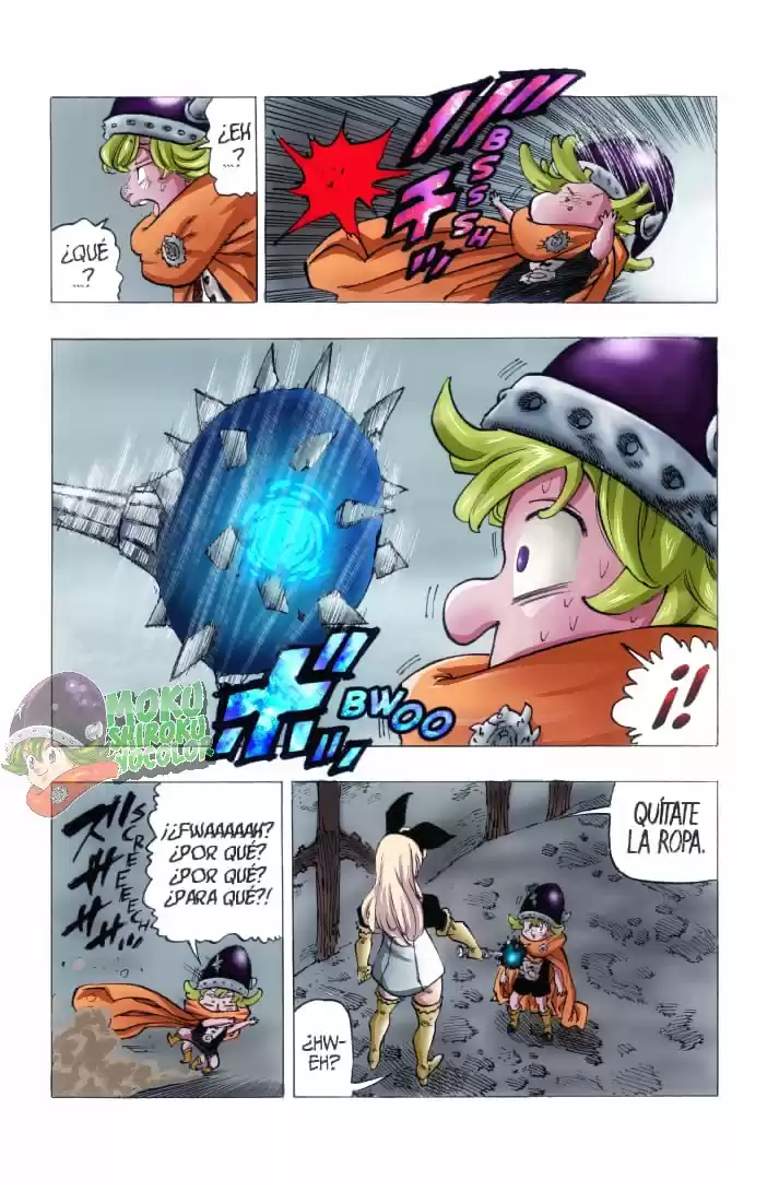 Mokushiroku no Yonkishi Capitulo 53.5: Triple problema (FAN-COLOR) página 9