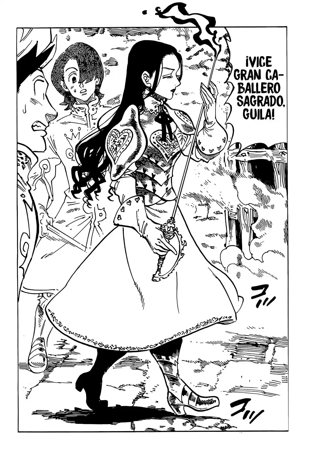 Mokushiroku no Yonkishi Capitulo 70: La espada de la traición página 8