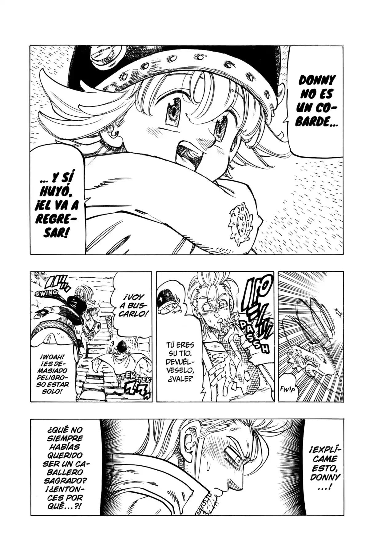 Mokushiroku no Yonkishi Capitulo 29: La determinación de un chico página 9