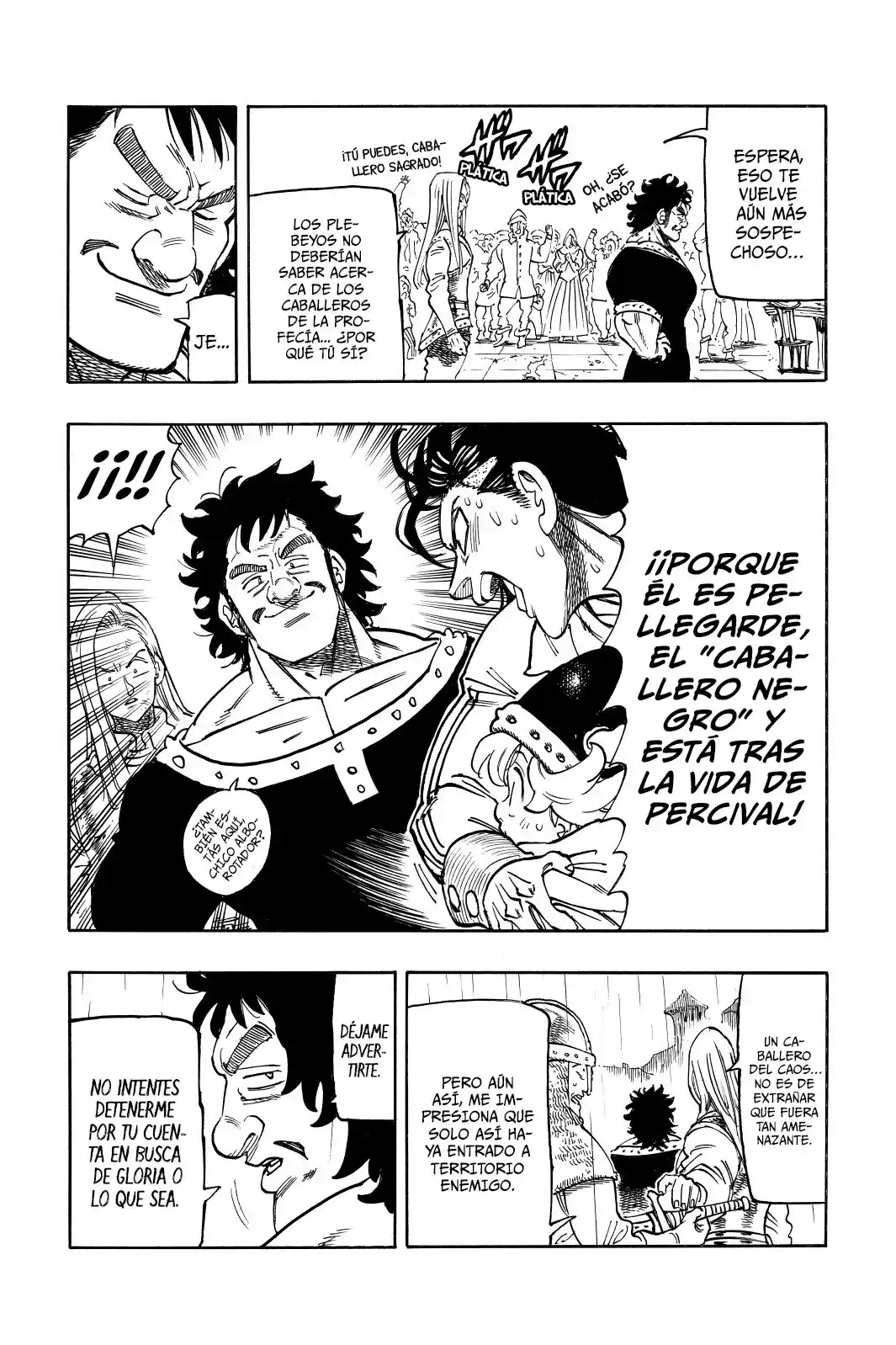 Mokushiroku no Yonkishi Capitulo 60: Liones en llamas página 4