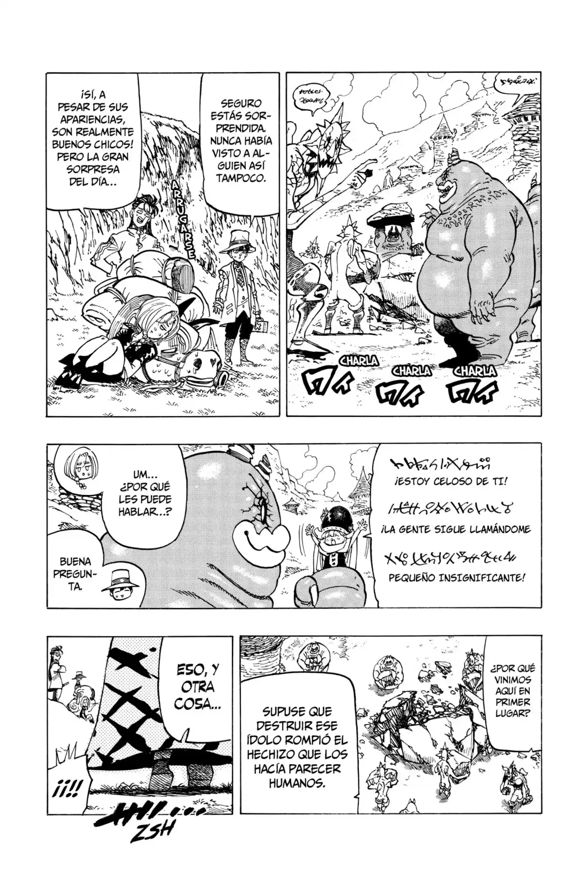 Mokushiroku no Yonkishi Capitulo 35: Un esfuerzo siniestro página 6